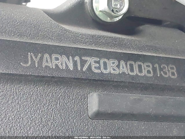 45206984 :رقم المزاد ، JYARN17E0BA008138 vin ، 2011 Yamaha Fz1 S مزاد بيع