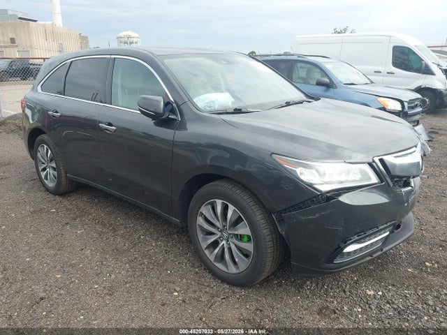 45207033 :رقم المزاد ، 5FRYD4H66GB021159 vin ، 2016 Acura Mdx Technology   Entertainment Packages/technology, Entertainment   Acurawatch Plus Packages مزاد بيع