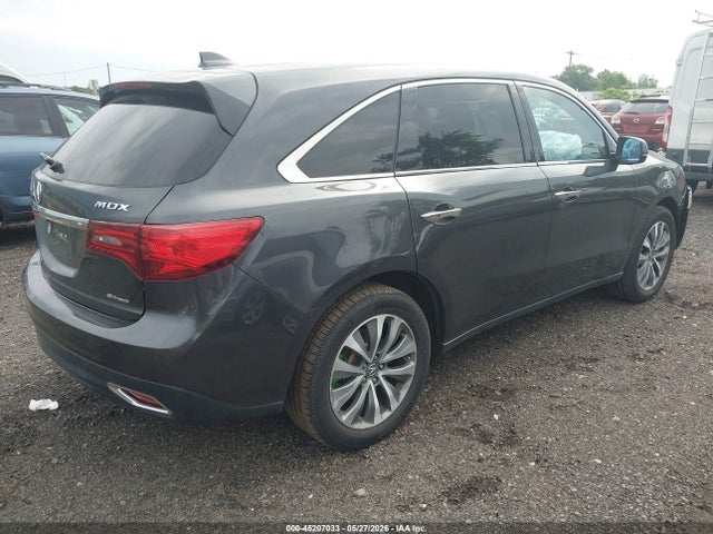 45207033 :رقم المزاد ، 5FRYD4H66GB021159 vin ، 2016 Acura Mdx Technology   Entertainment Packages/technology, Entertainment   Acurawatch Plus Packages مزاد بيع