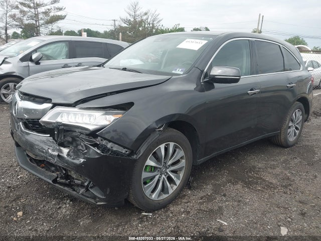 45207033 :رقم المزاد ، 5FRYD4H66GB021159 vin ، 2016 Acura Mdx Technology   Entertainment Packages/technology, Entertainment   Acurawatch Plus Packages مزاد بيع