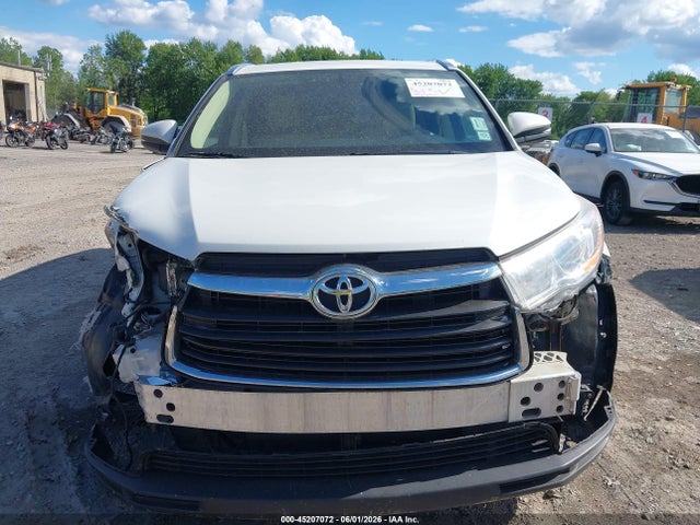 Aukcja sprzedaży 2015 Toyota Highlander Xle V6, vin: 5TDJKRFH6FS220121, numer aukcji: 45207072