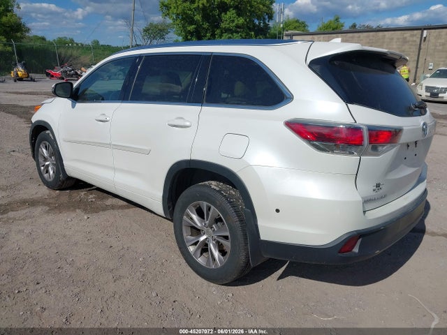 Aukcja sprzedaży 2015 Toyota Highlander Xle V6, vin: 5TDJKRFH6FS220121, numer aukcji: 45207072