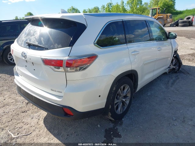 Aukcja sprzedaży 2015 Toyota Highlander Xle V6, vin: 5TDJKRFH6FS220121, numer aukcji: 45207072