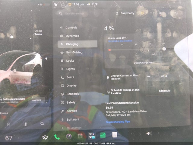 Продаж на аукціоні авто 2021 Tesla Model Y Long Range Dual Motor All-wheel Drive, vin: 5YJYGDEEXMF139036, номер лоту: 45207153