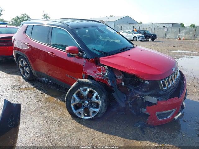 45207316 :رقم المزاد ، 3C4NJDCB7KT766448 vin ، 2019 Jeep Compass Limited 4x4 مزاد بيع