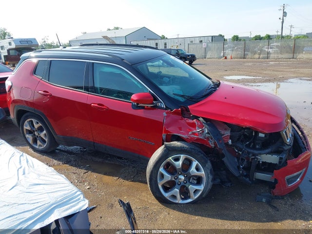 45207316 :رقم المزاد ، 3C4NJDCB7KT766448 vin ، 2019 Jeep Compass Limited 4x4 مزاد بيع