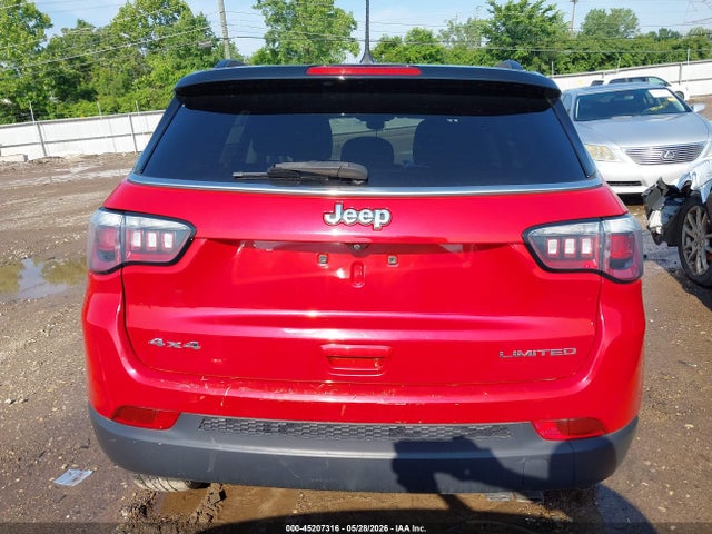 45207316 :رقم المزاد ، 3C4NJDCB7KT766448 vin ، 2019 Jeep Compass Limited 4x4 مزاد بيع