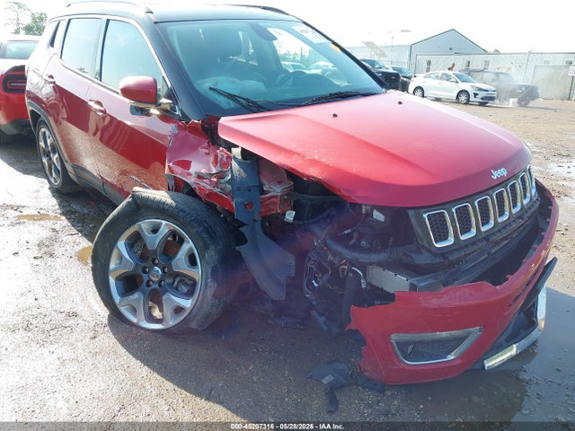 45207316 :رقم المزاد ، 3C4NJDCB7KT766448 vin ، 2019 Jeep Compass Limited 4x4 مزاد بيع