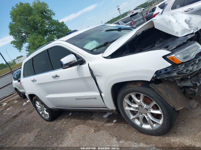 2016 Jeep Grand Cherokee Summit მანქანა იყიდება აუქციონზე, vin: 1C4RJFJG3GC328430, აუქციონის ნომერი: 45207496