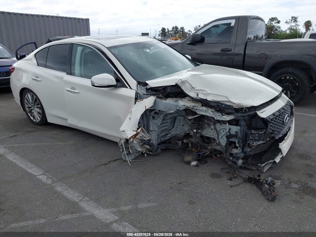 45207625 :رقم المزاد ، JN1EV7AR9JM437831 vin ، 2018 Infiniti Q50 3.0t Luxe مزاد بيع