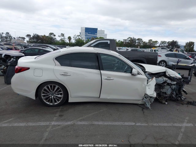 2018 Infiniti Q50 3.0t Luxe მანქანა იყიდება აუქციონზე, vin: JN1EV7AR9JM437831, აუქციონის ნომერი: 45207625