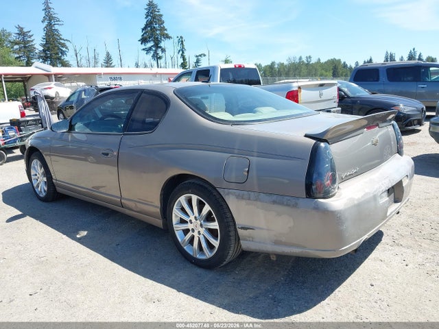 45207748 :رقم المزاد ، 2G1WN151669401840 vin ، 2006 Chevrolet Monte Carlo Ltz مزاد بيع