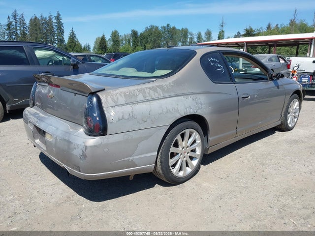 45207748 :رقم المزاد ، 2G1WN151669401840 vin ، 2006 Chevrolet Monte Carlo Ltz مزاد بيع