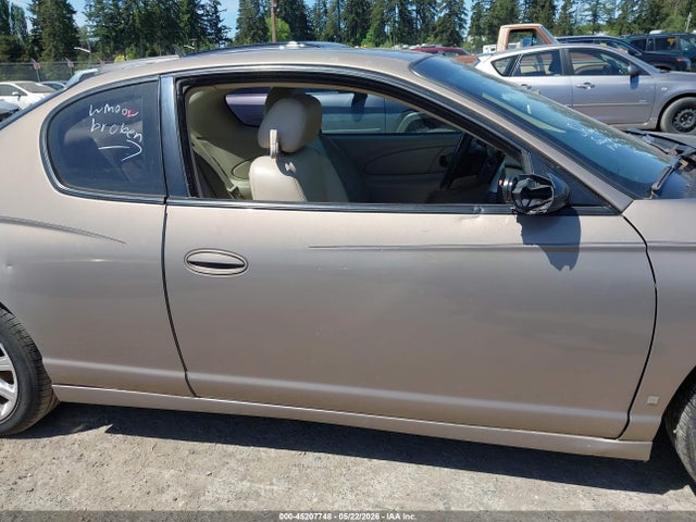 45207748 :رقم المزاد ، 2G1WN151669401840 vin ، 2006 Chevrolet Monte Carlo Ltz مزاد بيع