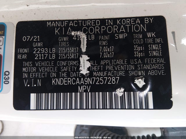 KIA SELTOS EX 2022 KNDERCAA9N7257287 Image 9