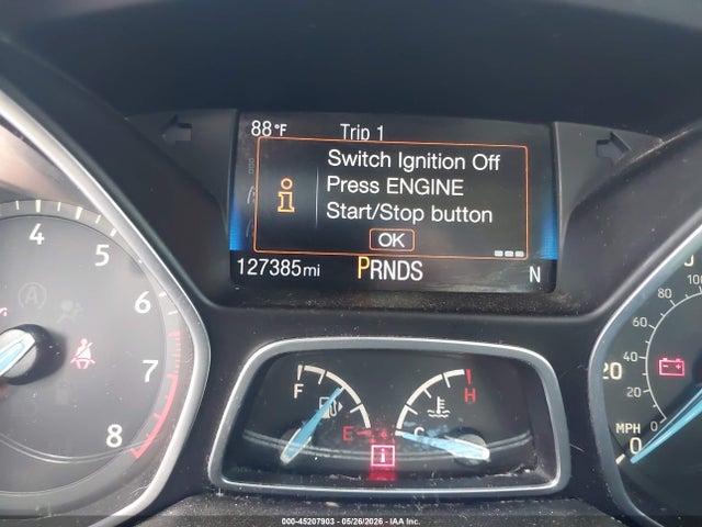 45207903 :رقم المزاد ، 1FADP3J20HL291548 vin ، 2017 Ford Focus Titanium مزاد بيع