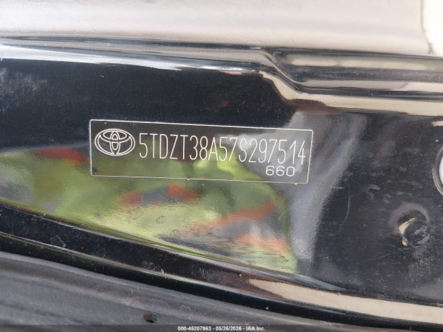 Aukcja sprzedaży 2007 Toyota Sequoia Limited V8, vin: 5TDZT38A57S297514, numer aukcji: 45207963