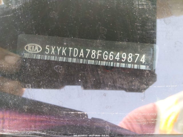 Aukcja sprzedaży 2015 Kia Sorento Lx V6, vin: 5XYKTDA78FG649874, numer aukcji: 45208033