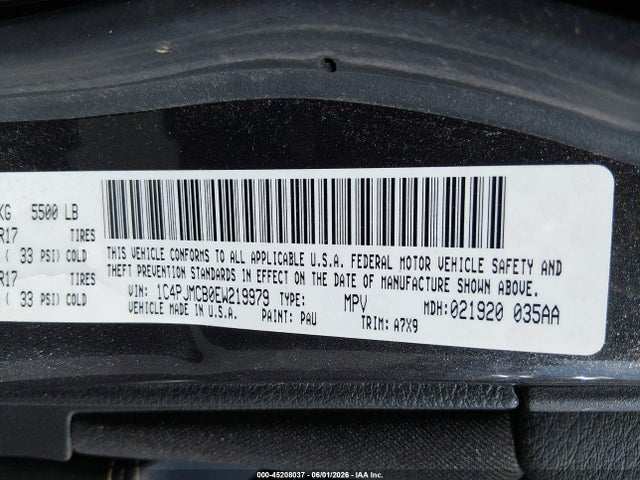 Продажа на аукционе авто 2014 Jeep Cherokee Latitude, vin: 1C4PJMCB0EW219979, номер лота: 45208037