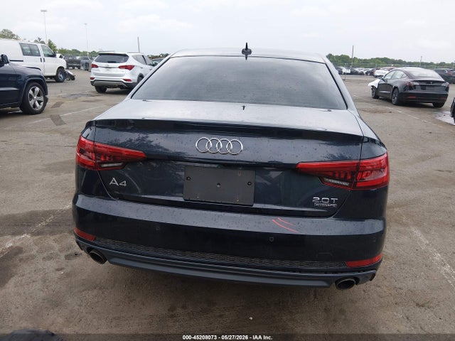 2017 Audi A4 2.0t Premium მანქანა იყიდება აუქციონზე, vin: WAUFNAF4XHN065817, აუქციონის ნომერი: 45208073