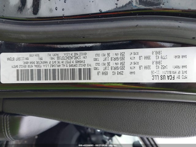 2017 Dodge Durango Sxt Awd მანქანა იყიდება აუქციონზე, vin: 1C4RDJAG3HC737166, აუქციონის ნომერი: 45208093