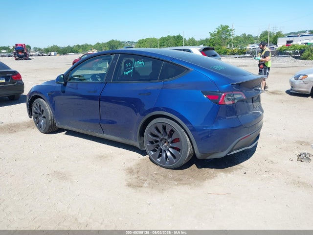 Продаж на аукціоні авто 2025 Tesla Model Y Performance Dual Motor All-wheel Drive, vin: 7SAYGDEF2SF309172, номер лоту: 45208135