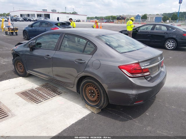 45208216 :رقم المزاد ، 19XFB2F52DE045523 vin ، 2013 Honda Civic Lx مزاد بيع