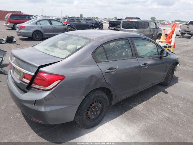 45208216 :رقم المزاد ، 19XFB2F52DE045523 vin ، 2013 Honda Civic Lx مزاد بيع