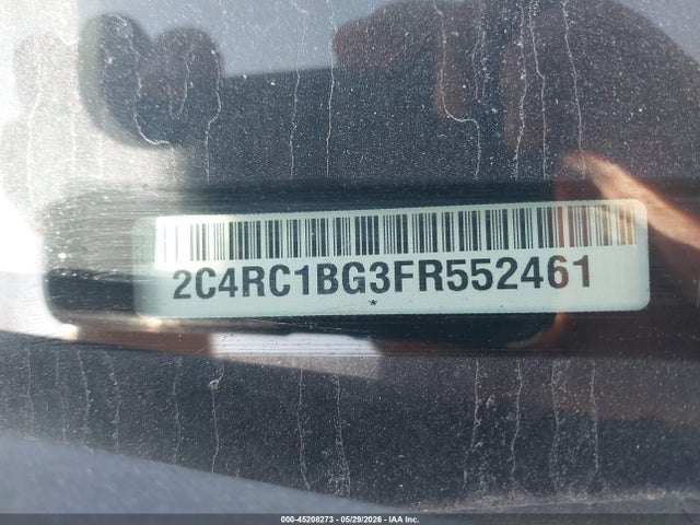 2015 Chrysler Town & Country Touring მანქანა იყიდება აუქციონზე, vin: 2C4RC1BG3FR552461, აუქციონის ნომერი: 45208273