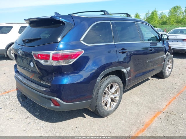 Aukcja sprzedaży 2015 Toyota Highlander Xle V6, vin: 5TDJKRFH8FS135278, numer aukcji: 45208320