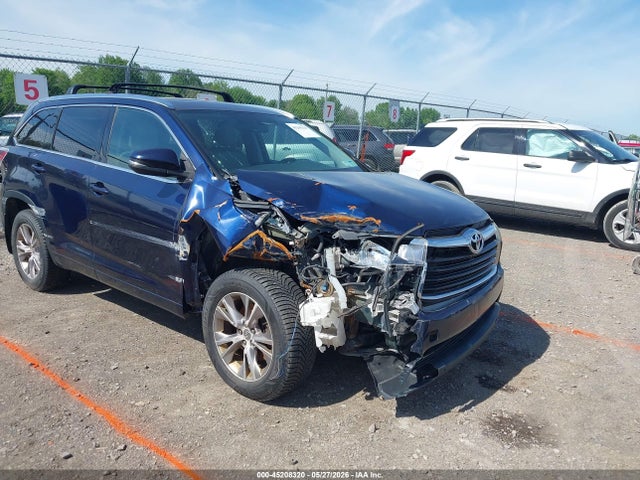 Aukcja sprzedaży 2015 Toyota Highlander Xle V6, vin: 5TDJKRFH8FS135278, numer aukcji: 45208320