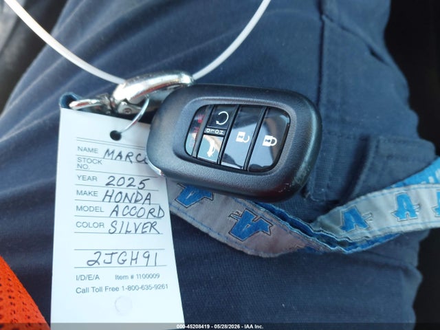 Honda ACCORD SE 2025 1HGCY1F4XSA075356 Image 11