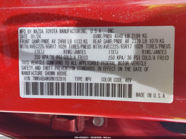 Mazda Cx-50 2.5 S Select 2024 7MMVABAM6RN192816 Image 9