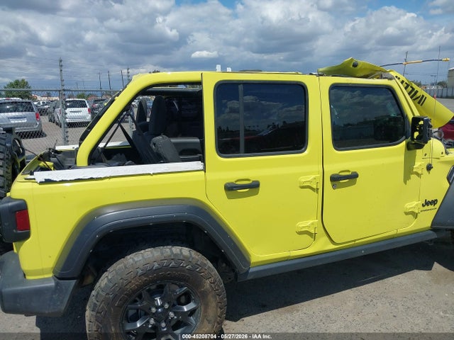 Auction sale of the 2023 Jeep Wrangler 4-door Willys 4x4, vin: 1C4HJXDNXPW523094, lot number: 45208704