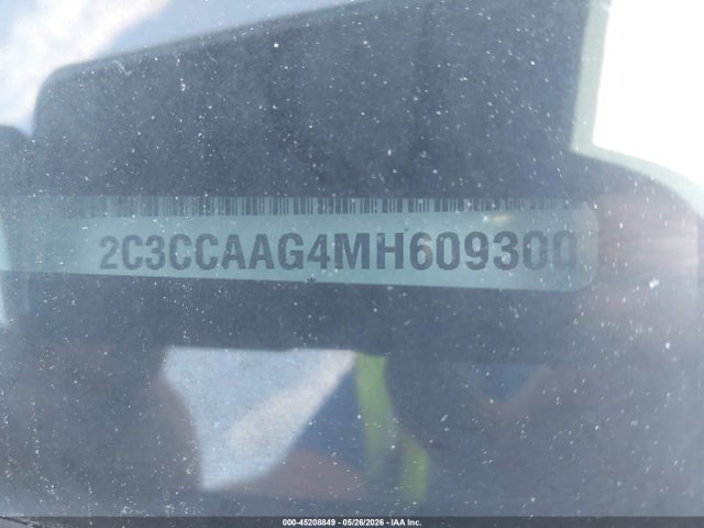 2021 Chrysler 300 Touring მანქანა იყიდება აუქციონზე, vin: 2C3CCAAG4MH609300, აუქციონის ნომერი: 45208849