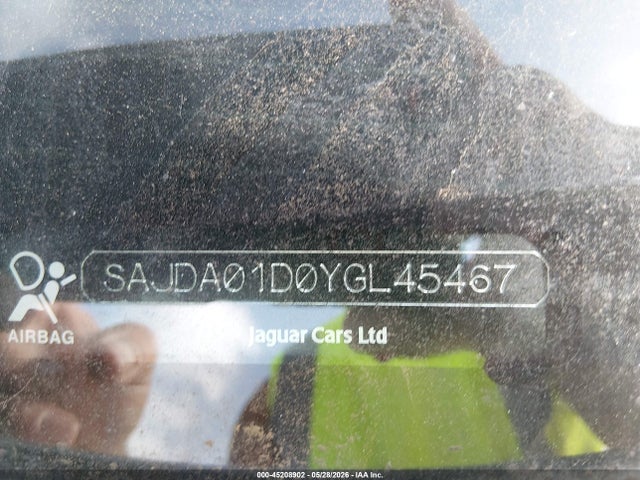 45208902 :رقم المزاد ، SAJDA01D0YGL45467 vin ، 2000 Jaguar S-type 4.0l V8 مزاد بيع
