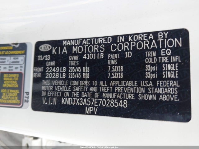 Aukcja sprzedaży 2014 Kia Soul !, vin: KNDJX3A57E7028548, numer aukcji: 45209005
