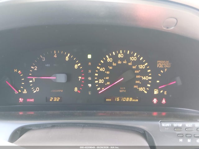 1995 Lexus Sc 400 მანქანა იყიდება აუქციონზე, vin: JT8UZ30C1S0048482, აუქციონის ნომერი: 45209049