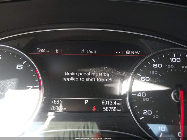 45209076 :رقم المزاد ، WAUHGAFC6DN116220 vin ، 2013 Audi A6 3.0t Premium مزاد بيع