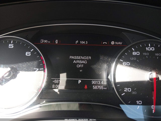 45209076 :رقم المزاد ، WAUHGAFC6DN116220 vin ، 2013 Audi A6 3.0t Premium مزاد بيع