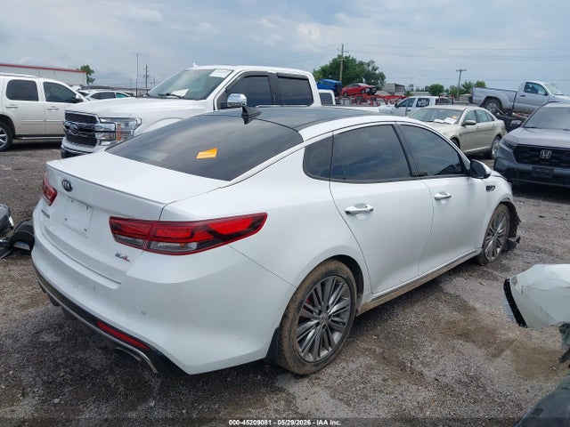 2018 Kia Optima Sx Turbo მანქანა იყიდება აუქციონზე, vin: 5XXGV4L23JG249848, აუქციონის ნომერი: 45209081