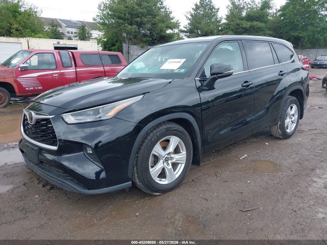 2022 Toyota Highlander Le მანქანა იყიდება აუქციონზე, vin: 5TDBZRBH0NS566332, აუქციონის ნომერი: 45209088