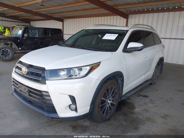 2018 Toyota Highlander Se მანქანა იყიდება აუქციონზე, vin: 5TDJZRFH4JS849929, აუქციონის ნომერი: 45209105
