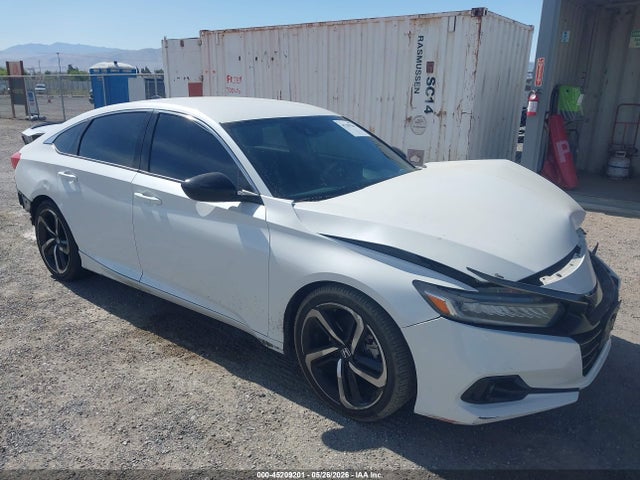 2021 Honda Accord Sport მანქანა იყიდება აუქციონზე, vin: 1HGCV1F33MA072995, აუქციონის ნომერი: 45209201