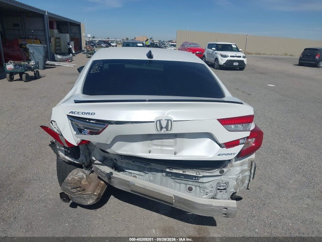 2021 Honda Accord Sport მანქანა იყიდება აუქციონზე, vin: 1HGCV1F33MA072995, აუქციონის ნომერი: 45209201