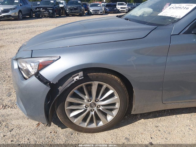 Продажа на аукционе авто 2018 Infiniti Q50 3.0t Luxe, vin: JN1EV7AR2JM442031, номер лота: 45209216