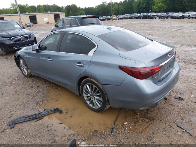 Продажа на аукционе авто 2018 Infiniti Q50 3.0t Luxe, vin: JN1EV7AR2JM442031, номер лота: 45209216