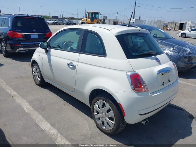 2012 Fiat 500 Pop მანქანა იყიდება აუქციონზე, vin: 3C3CFFAR6CT272124, აუქციონის ნომერი: 45209779