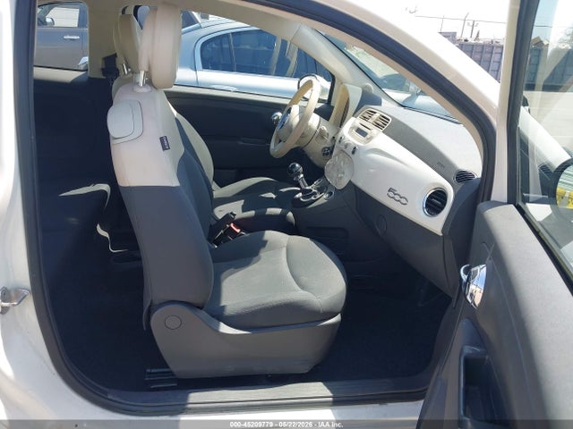 2012 Fiat 500 Pop მანქანა იყიდება აუქციონზე, vin: 3C3CFFAR6CT272124, აუქციონის ნომერი: 45209779