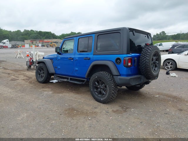 Aukcja sprzedaży 2021 Jeep Wrangler Unlimited Willys 4x4, vin: 1C4HJXDGXMW812800, numer aukcji: 45210004